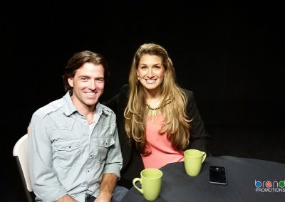 Nathan Jones, and Alexis Jones with host Melissa Davis